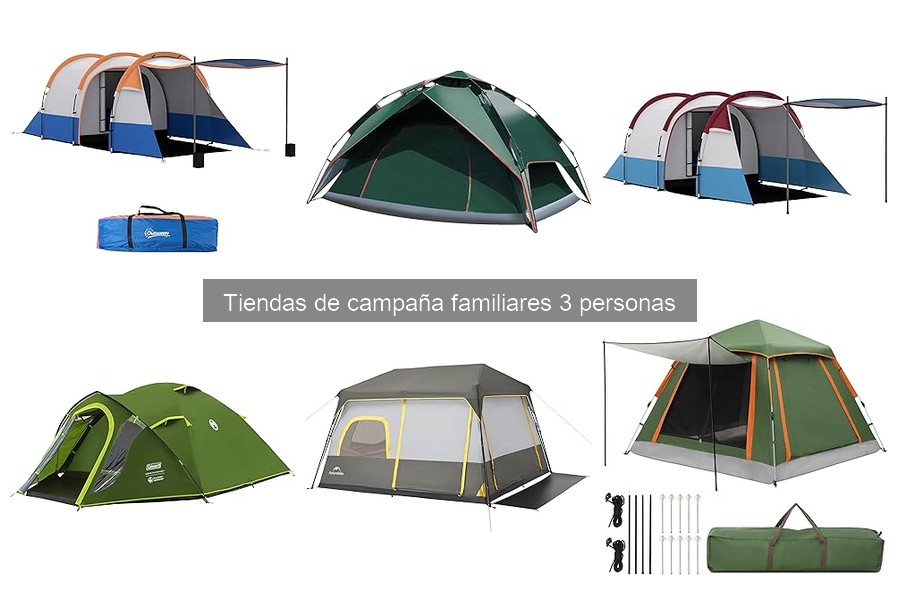 Opiniones de tiendas de campaña familiares para 3 personas