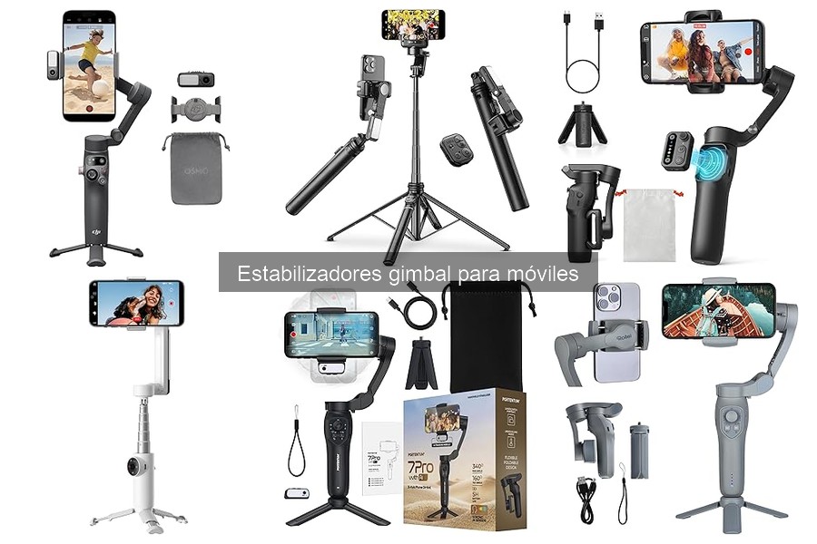 Opiniones sobre estabilizadores gimbal populares para móviles