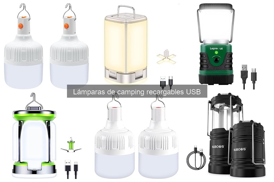 ** Opiniones sobre lámparas de camping recargables USB: lo que dicen los usuarios