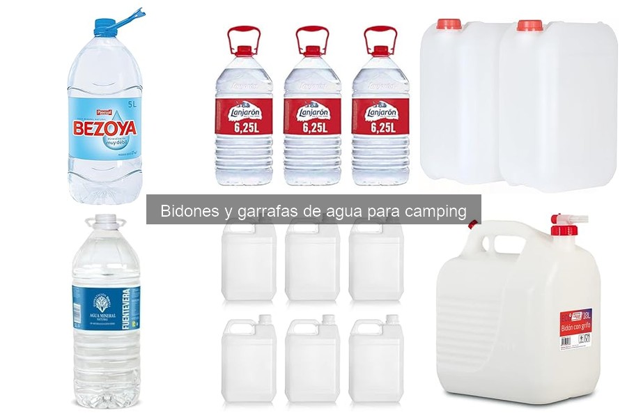 Opiniones sobre los mejores bidones de agua para camping