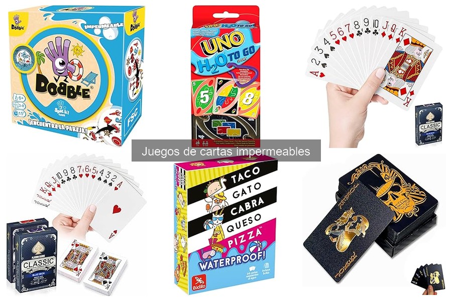 Opiniones sobre los mejores juegos de cartas impermeables