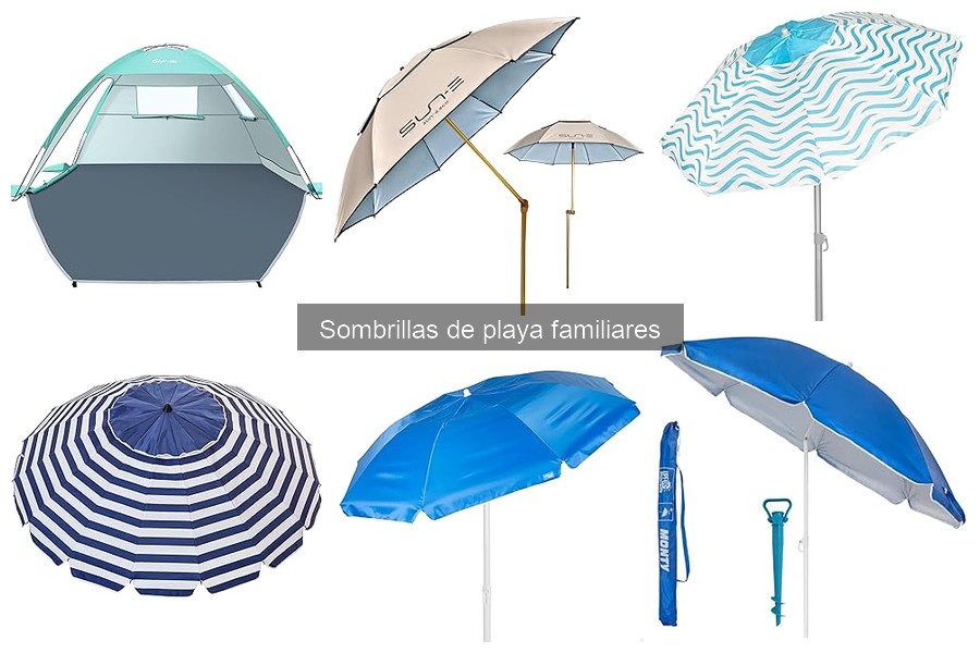 Opiniones sobre sombrillas de playa familiares: Guía 2023