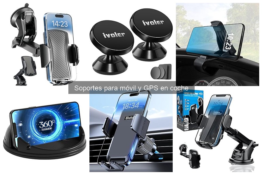 Opiniones sobre Soportes para Móvil y GPS en Coche