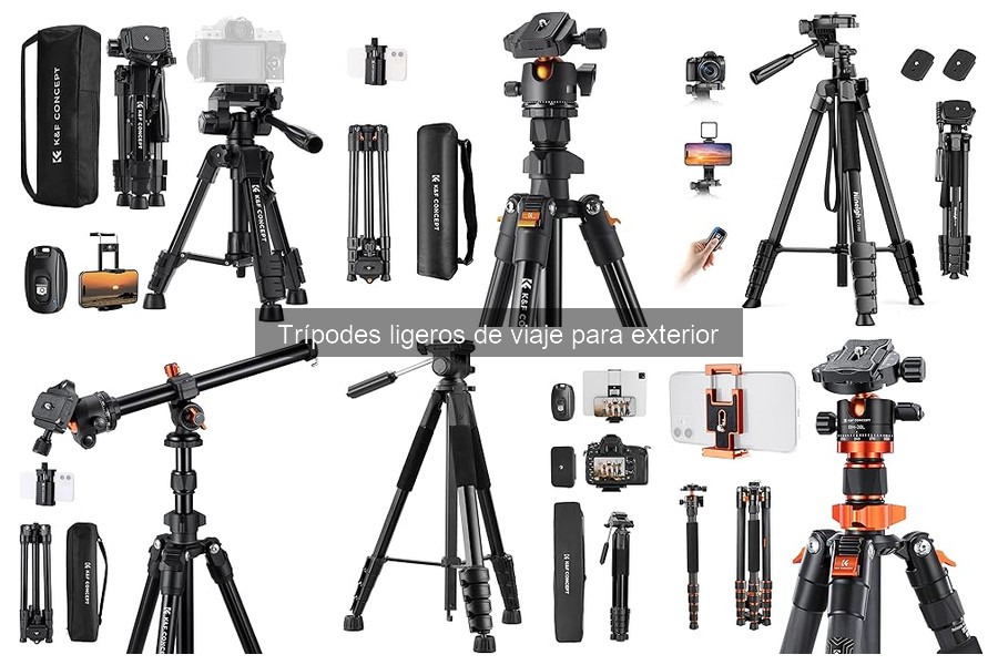 Opiniones sobre trípodes ligeros de viaje: Reseñas y experiencias