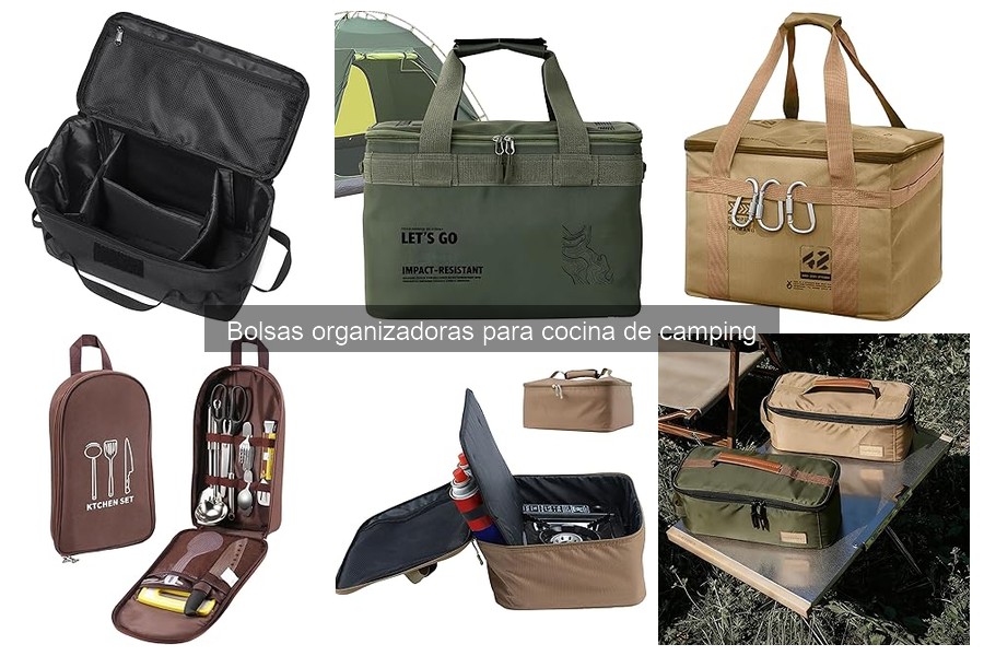 Organiza tu cocina de camping con bolsas organizadoras