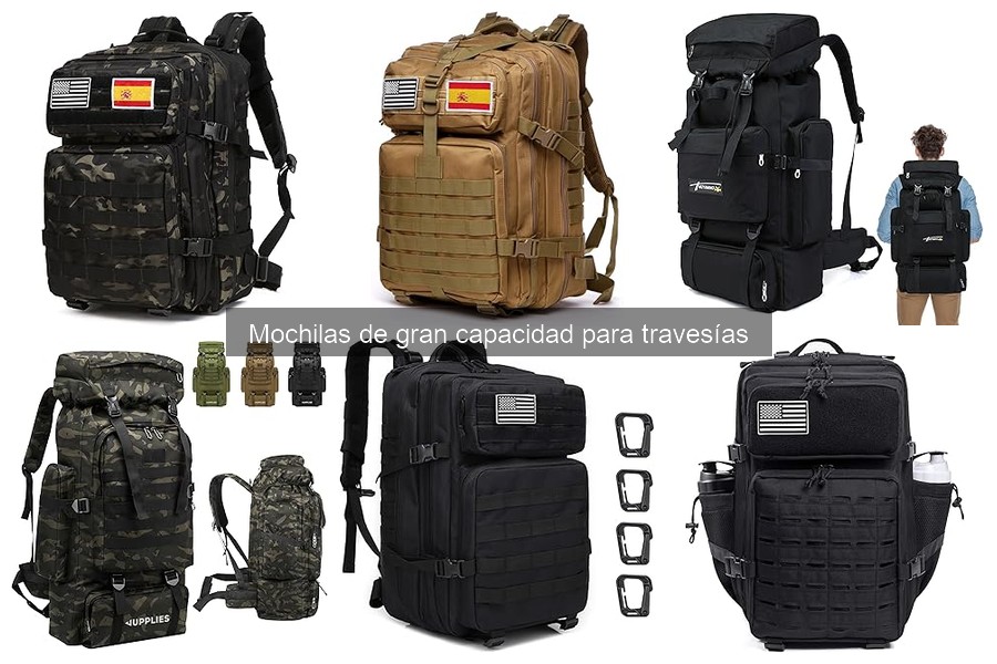 Organiza tu mochila de gran capacidad para travesías fácilmente