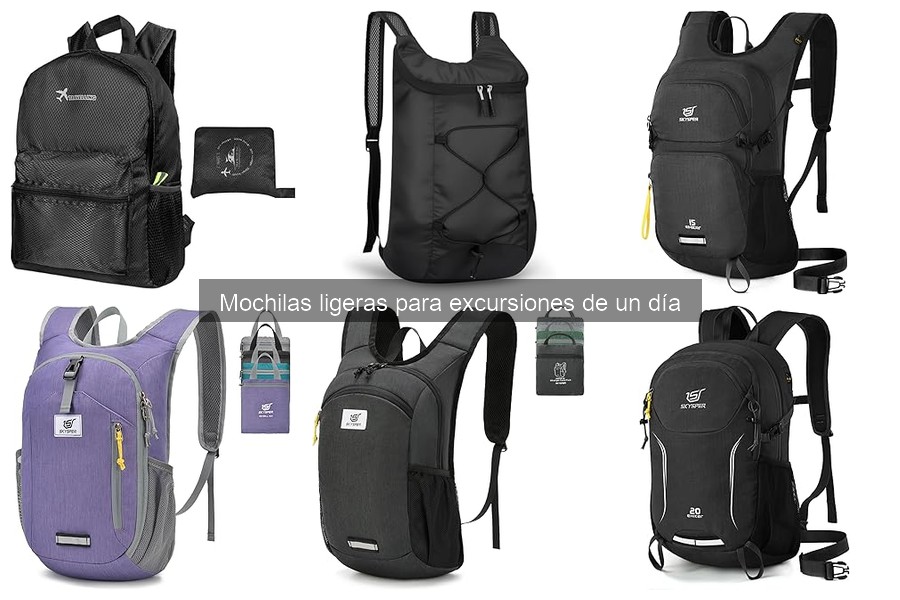 Organiza tu mochila ligera para excursiones de un día