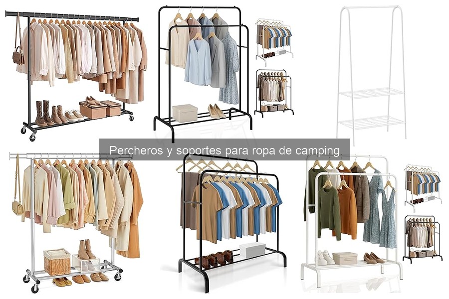 Percheros compactos para camping: opciones ideales para viajes