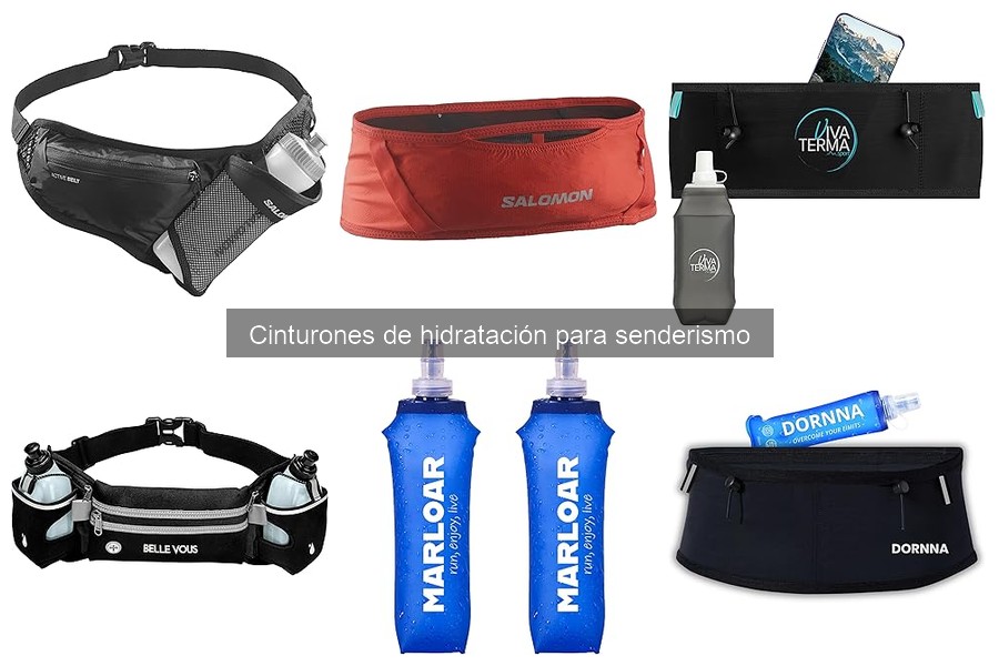 Precio promedio de cinturones de hidratación para senderismo
