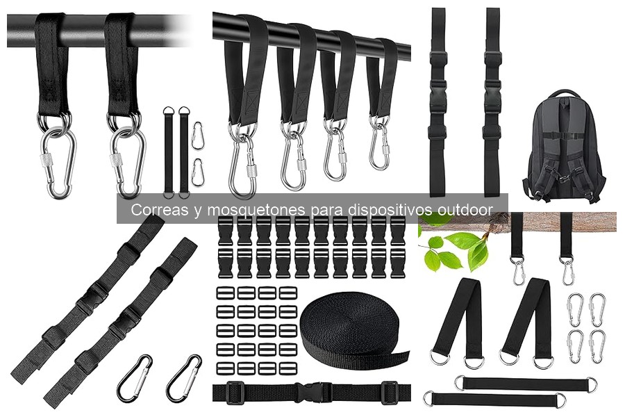 Precio promedio de correas y mosquetones outdoor
