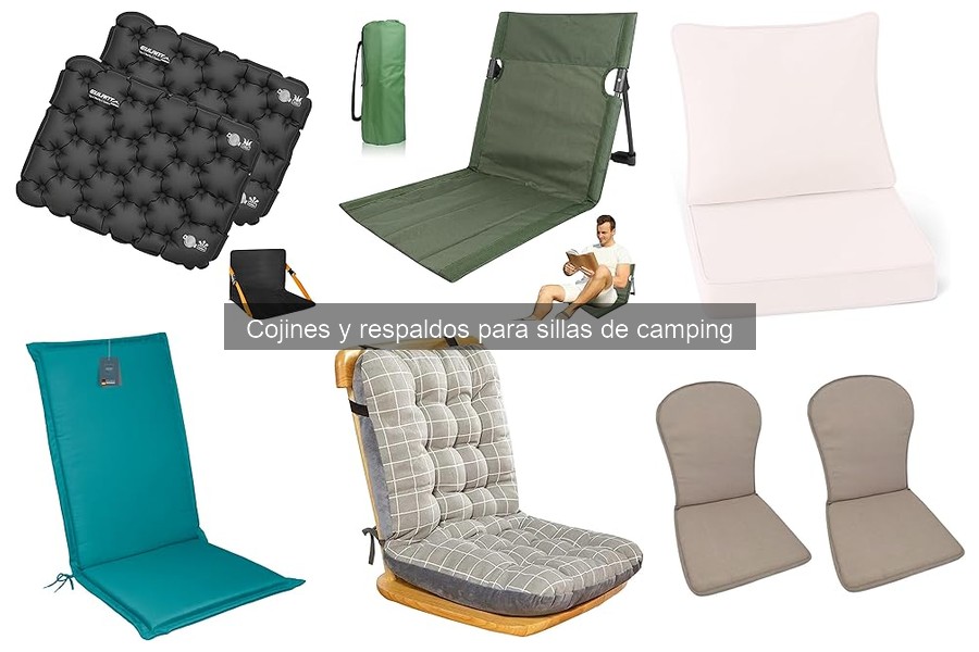 Precios de cojines y respaldos para sillas de camping 2023