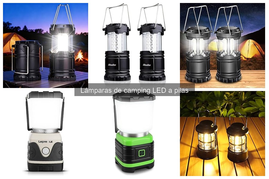 Precios de lámparas de camping LED a pilas y dónde comprarlas