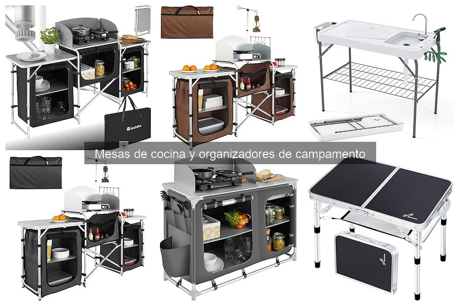 Principales marcas de mesas de cocina para camping