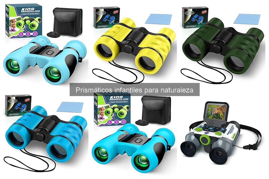 Prismáticos infantiles: características y diferencias con adultos
