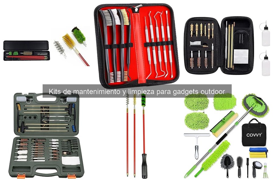 Problemas comunes al limpiar gadgets outdoor y sus soluciones