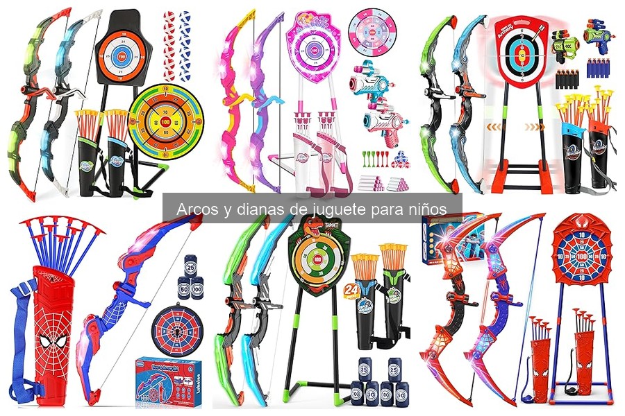Problemas comunes al usar arcos y dianas de juguete para niños
