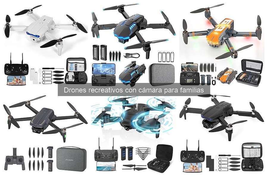 Problemas comunes al usar drones recreativos en familia