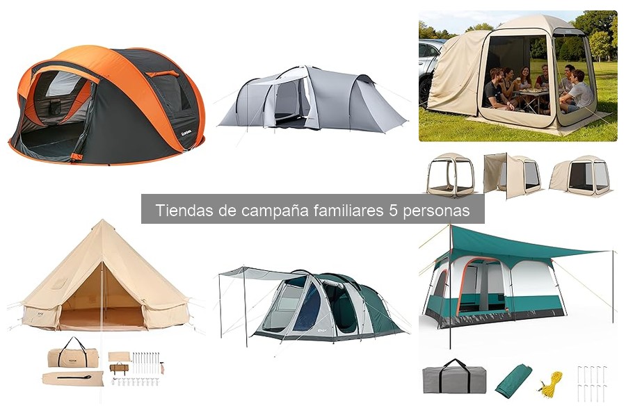 Problemas comunes al usar una tienda de campaña para 5 personas