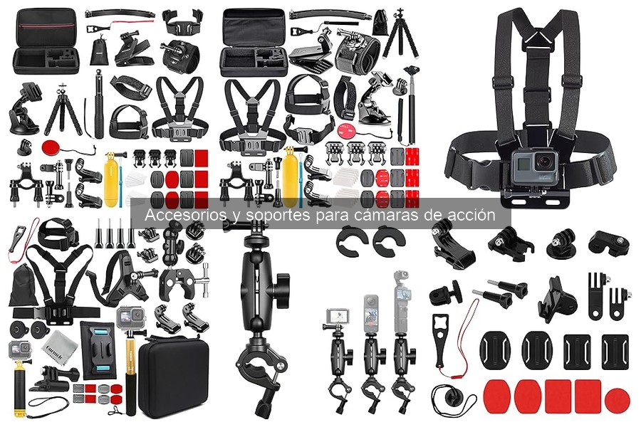 Problemas comunes con accesorios de cámaras de acción