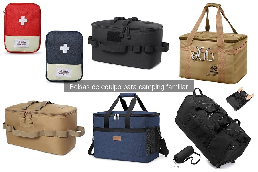 Problemas comunes con bolsas de equipo para camping familiar