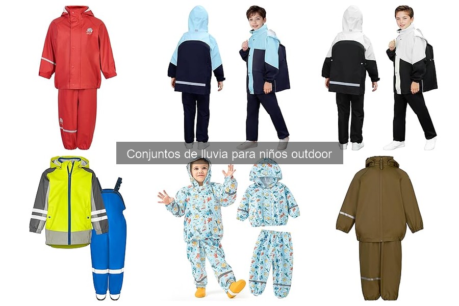 Problemas comunes con conjuntos de lluvia para niños y soluciones