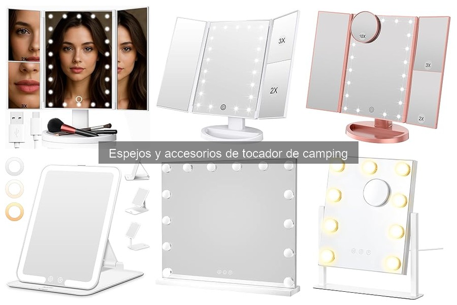 Problemas comunes con espejos de tocador en camping