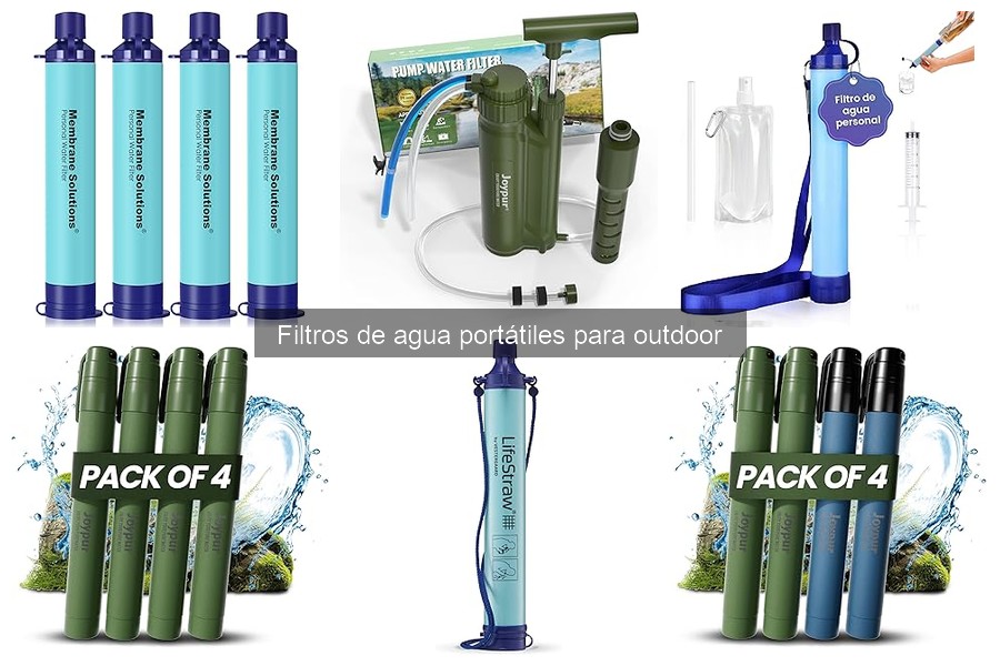 Problemas comunes con filtros de agua portátiles en exterior