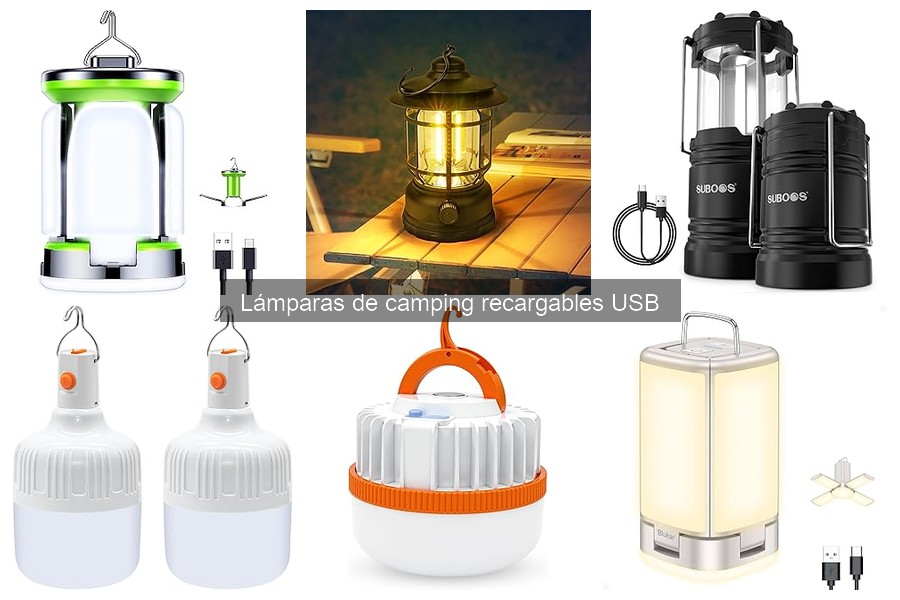 Problemas comunes con lámparas de camping recargables USB