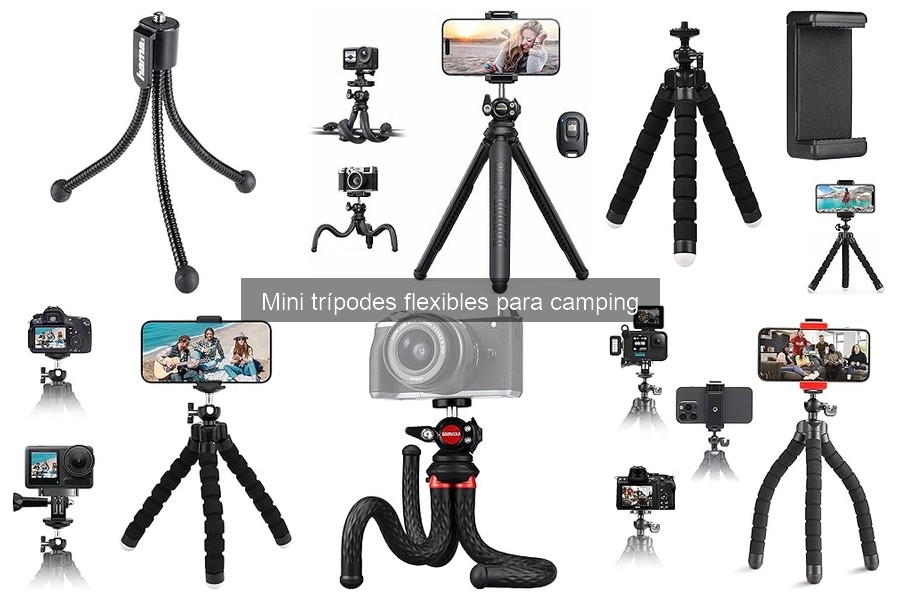 Problemas comunes con mini trípodes flexibles para camping