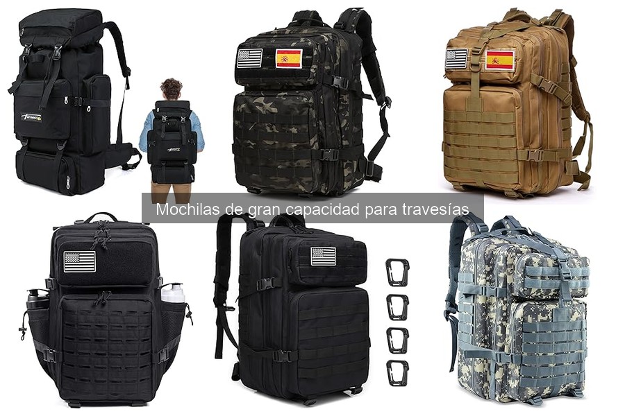 ** Problemas comunes con mochilas de gran capacidad y soluciones