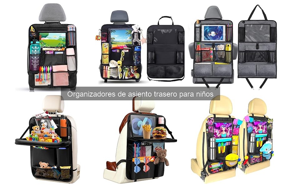 Problemas comunes con organizadores de asiento trasero para niños