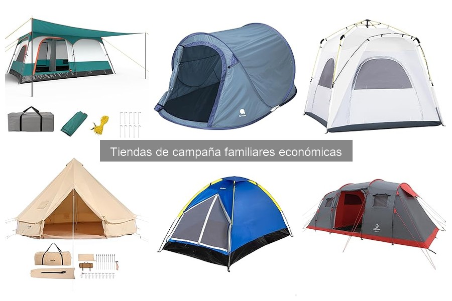 Problemas comunes con tiendas de campaña familiares económicas