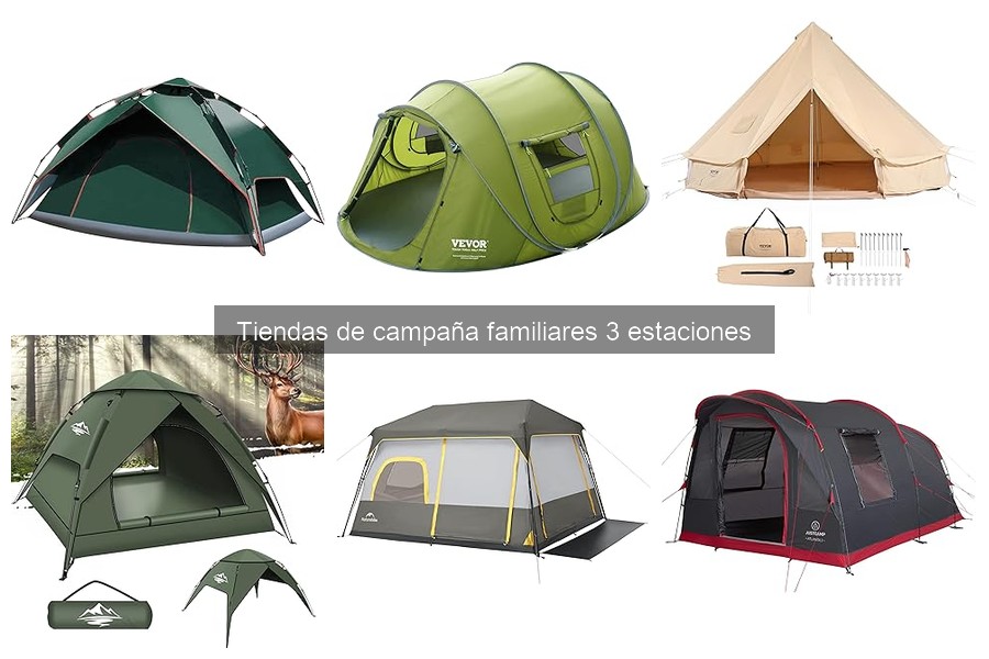 Problemas comunes de tiendas de campaña familiares 3 estaciones