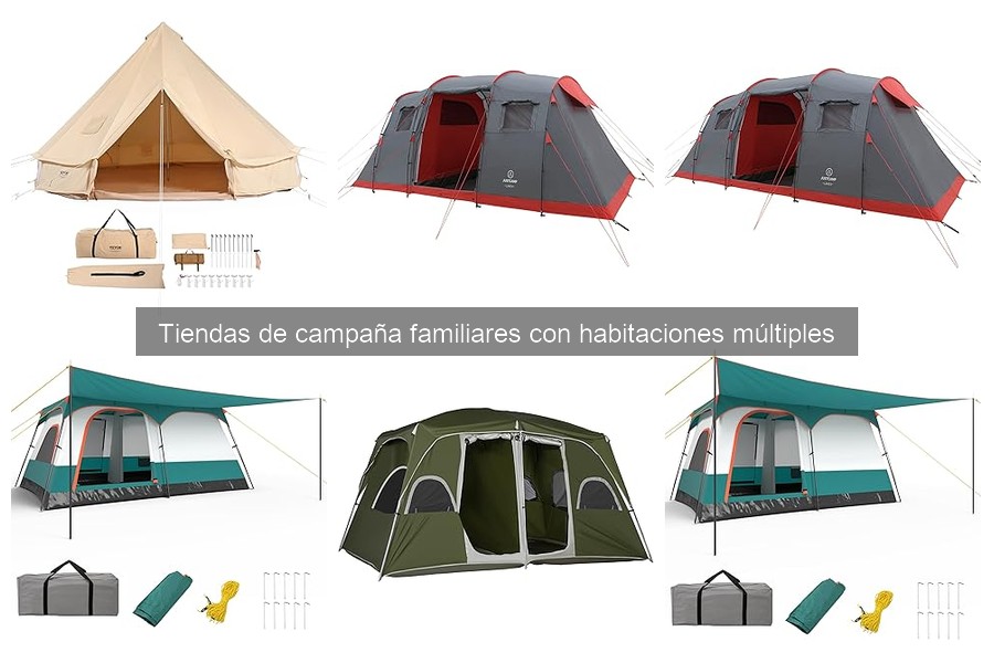 Problemas comunes en tiendas de campaña familiares y soluciones