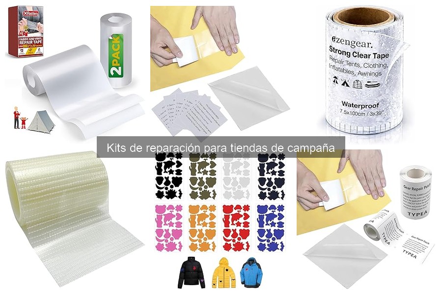 Problemas frecuentes con kits de reparación para tiendas de campaña
