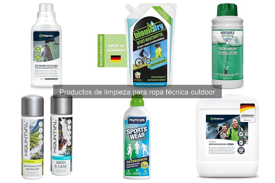 Productos de limpieza para ropa técnica outdoor: ¿Qué son?