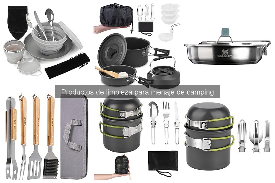 Productos de limpieza: Tipos ideales para camping