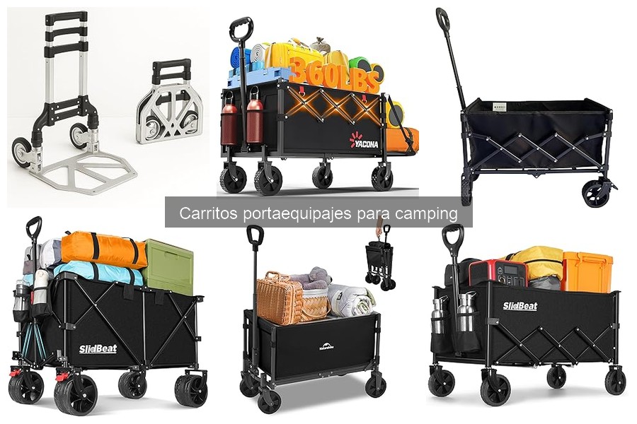 ¿Qué es un carrito portaequipajes para camping?
