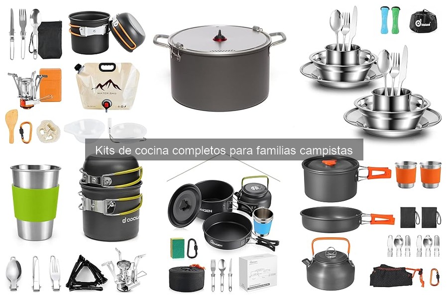 ¿Qué es un kit de cocina completo para campistas?
