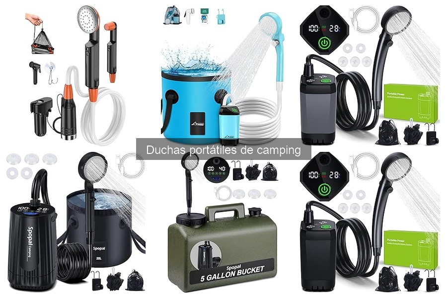 ¿Qué es una ducha portátil de camping? Guía completa