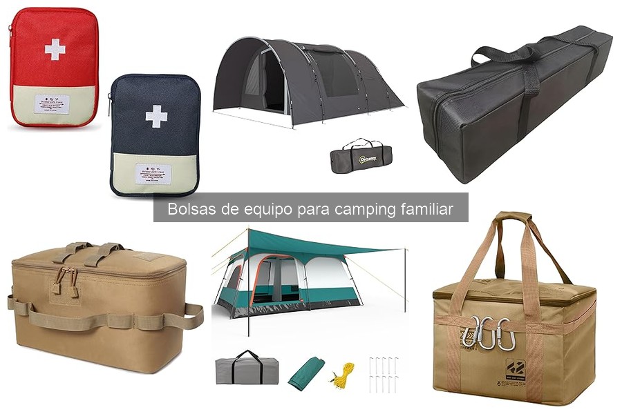 ¿Qué son las bolsas de equipo para camping familiar?