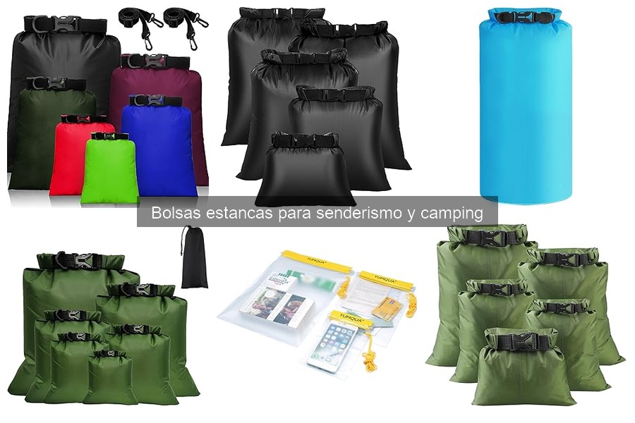 ¿Qué son las bolsas estancas y cómo se utilizan en camping?