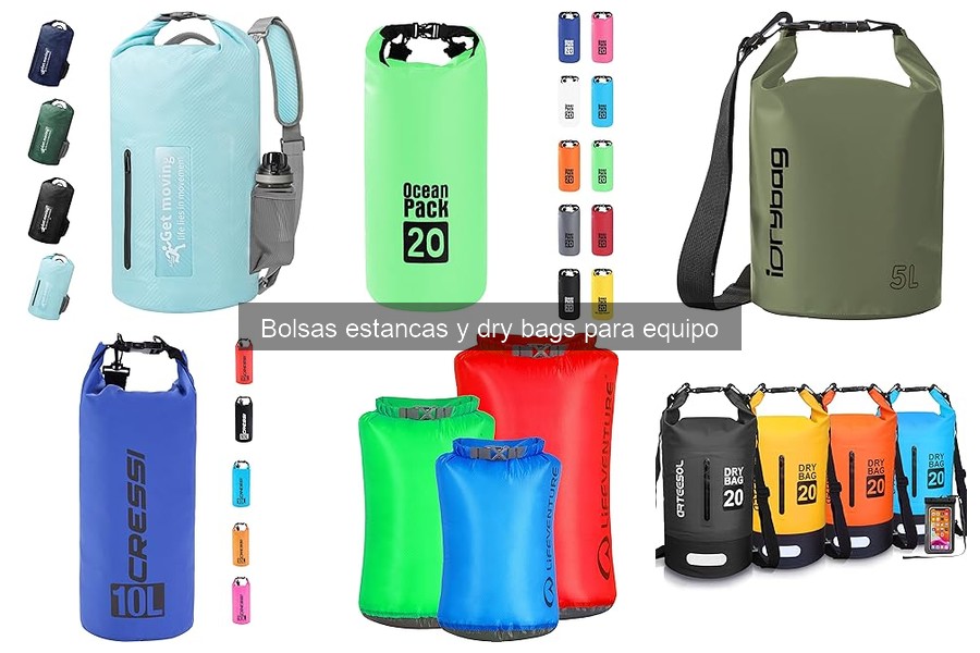 ¿Qué son las bolsas estancas y dry bags? Descubre sus beneficios