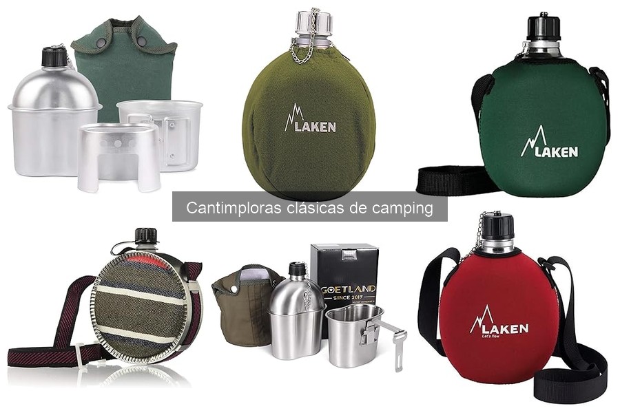 ¿Qué son las cantimploras clásicas de camping?