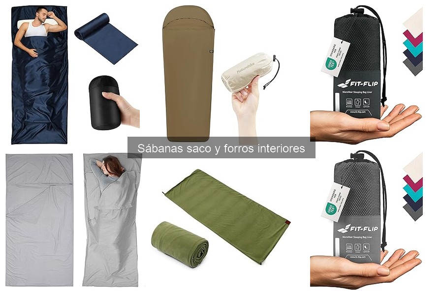 Qué son las sábanas saco y forros interiores para acampar
