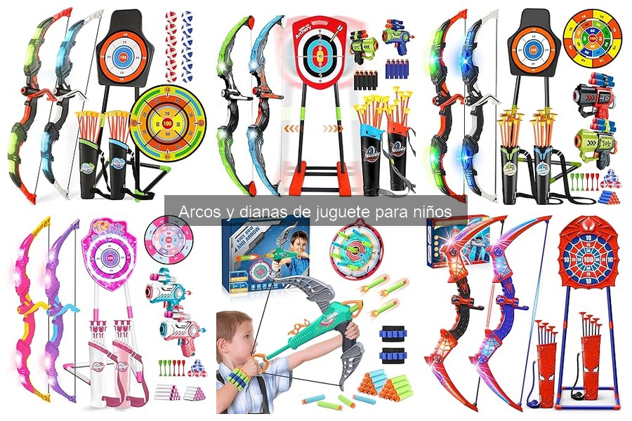 ¿Qué son los arcos y dianas de juguete para niños?