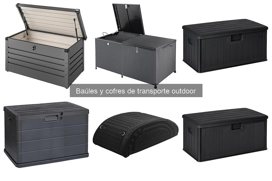 ¿Qué son los baúles y cofres de transporte outdoor?