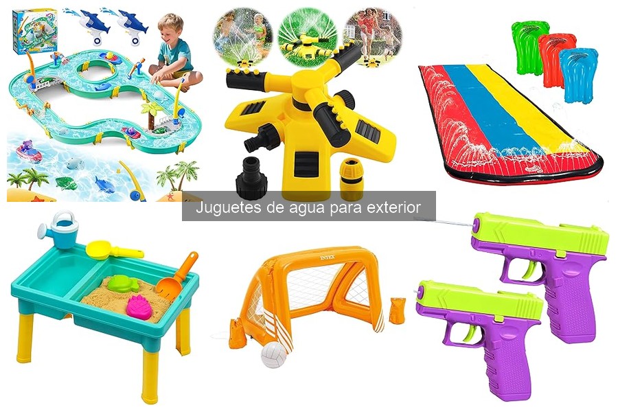 ¿Qué son los juguetes de agua para exterior? Guía completa