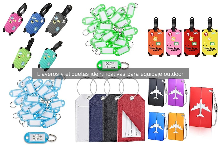 ¿Qué son los llaveros y etiquetas identificativas outdoor?