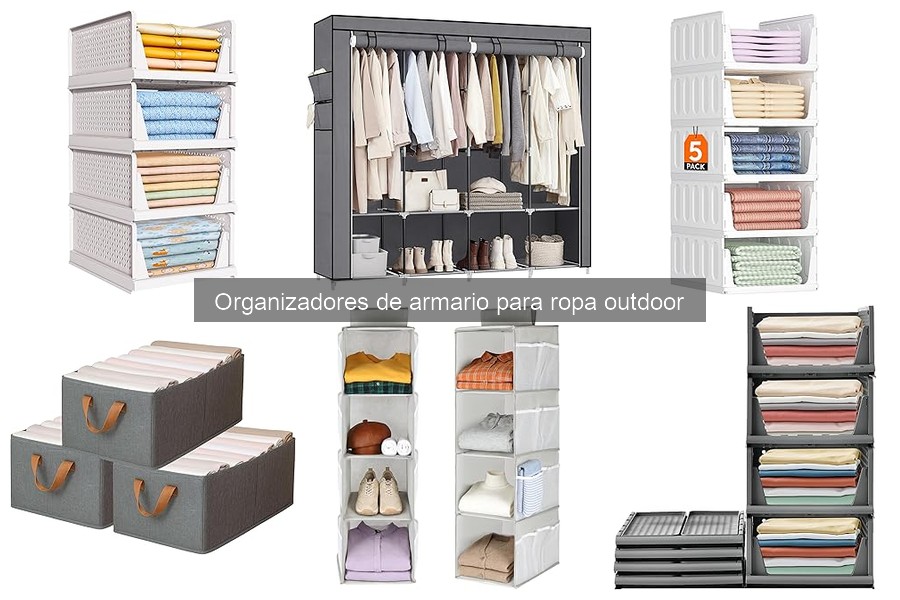 ¿Qué son los organizadores de armario para ropa outdoor?